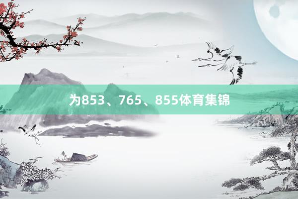 为853、765、855体育集锦