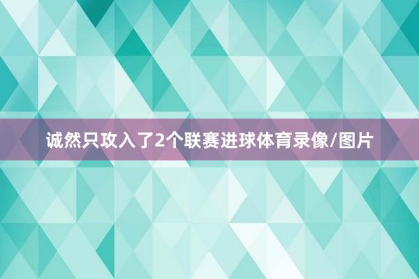 诚然只攻入了2个联赛进球体育录像/图片